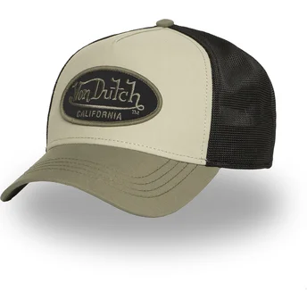 Petten gebogen groen snapback POLY08 van Von Dutch