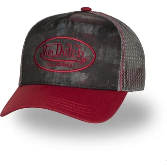 Petten gebogen meerkleurig snapback SUBL09 van Von Dutch