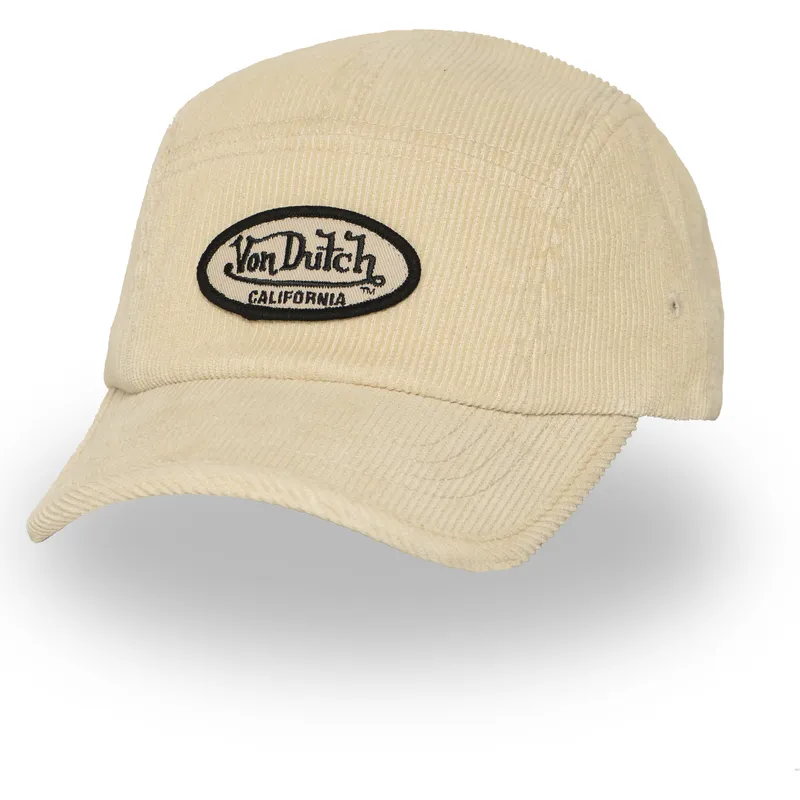 petten-gebogen-beige-verstelbaar-vel01-van-von-dutch