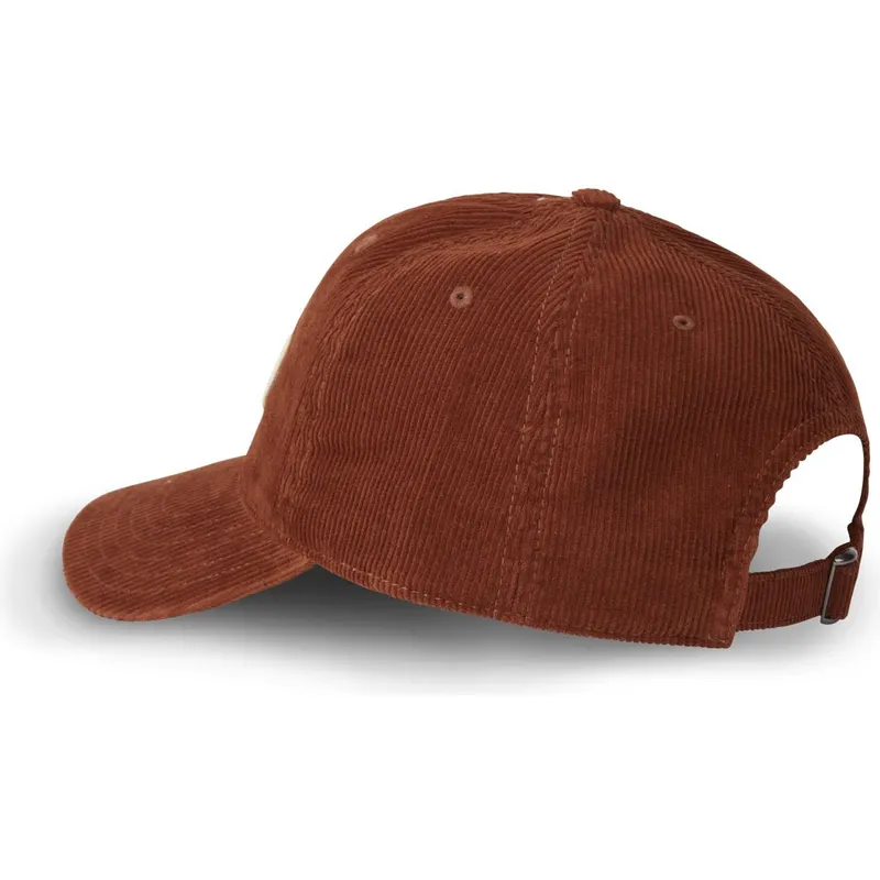 petten-gebogen-bruin-verstelbaar-log06-van-von-dutch