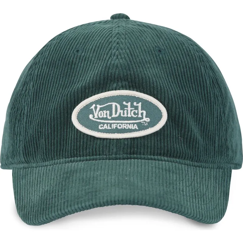 petten-gebogen-groen-verstelbaar-log08-van-von-dutch