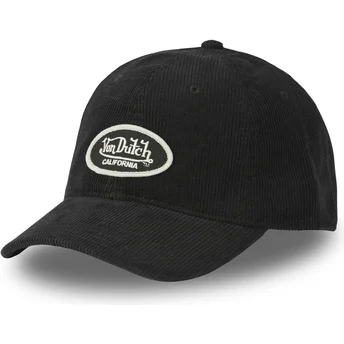 Petten gebogen zwart verstelbaar LOG09 van Von Dutch