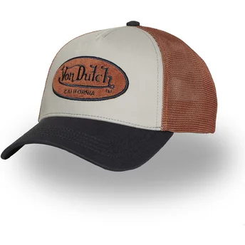 Petten gebogen meerkleurig snapback TERRY10 van Von Dutch