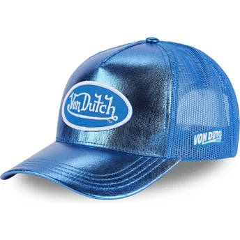 Petten gebogen blauw snapback REB BL van Von Dutch