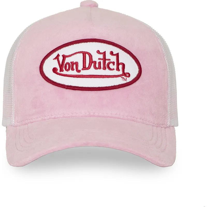 petten-gebogen-roze-snapback-kylie-p-van-von-dutch