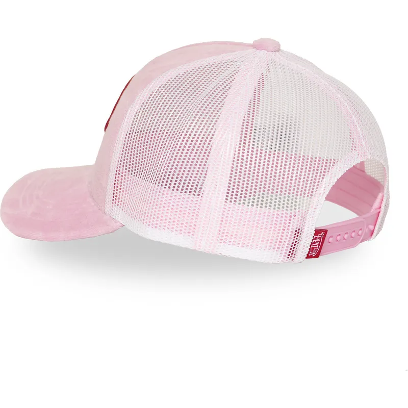 petten-gebogen-roze-snapback-kylie-p-van-von-dutch