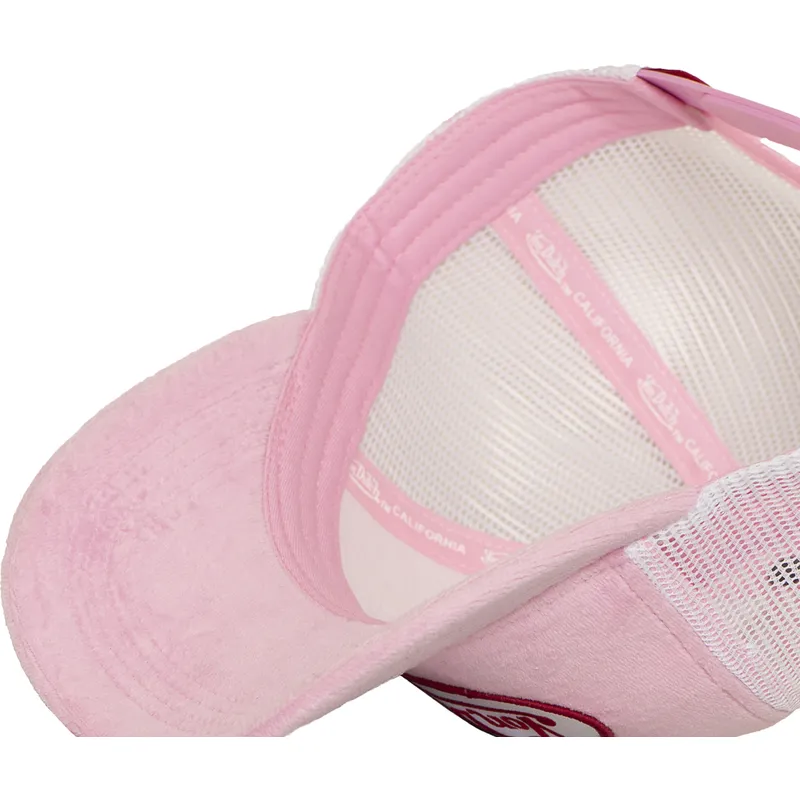 petten-gebogen-roze-snapback-kylie-p-van-von-dutch