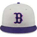 petten-plat-beige-fitted-59fifty-clr-dvlp-van-boston-red-sox-mlb-van-new-era