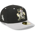 petten-gebogen-zwart-fitted-59fifty-player-frank-thomas-van-chicago-white-sox-mlb-van-new-era