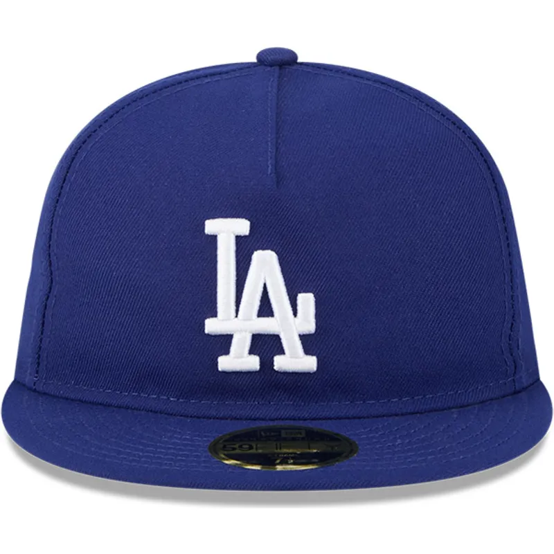 petten-plat-blauw-fitted-59fifty-retro-crown-a-frame-easy-van-los-angeles-dodgers-mlb-van-new-era