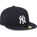 petten-plat-marineblauw-fitted-59fifty-retro-crown-a-frame-easy-van-new-york-yankees-mlb-van-new-era
