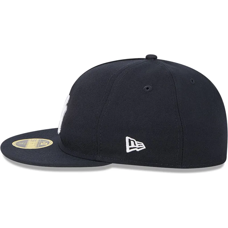 petten-plat-marineblauw-fitted-59fifty-retro-crown-a-frame-easy-van-new-york-yankees-mlb-van-new-era