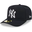 petten-gebogen-marineblauw-fitted-59fifty-a-frame-wired-van-new-york-yankees-mlb-van-new-era