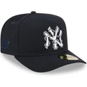 petten-gebogen-marineblauw-fitted-59fifty-a-frame-wired-van-new-york-yankees-mlb-van-new-era