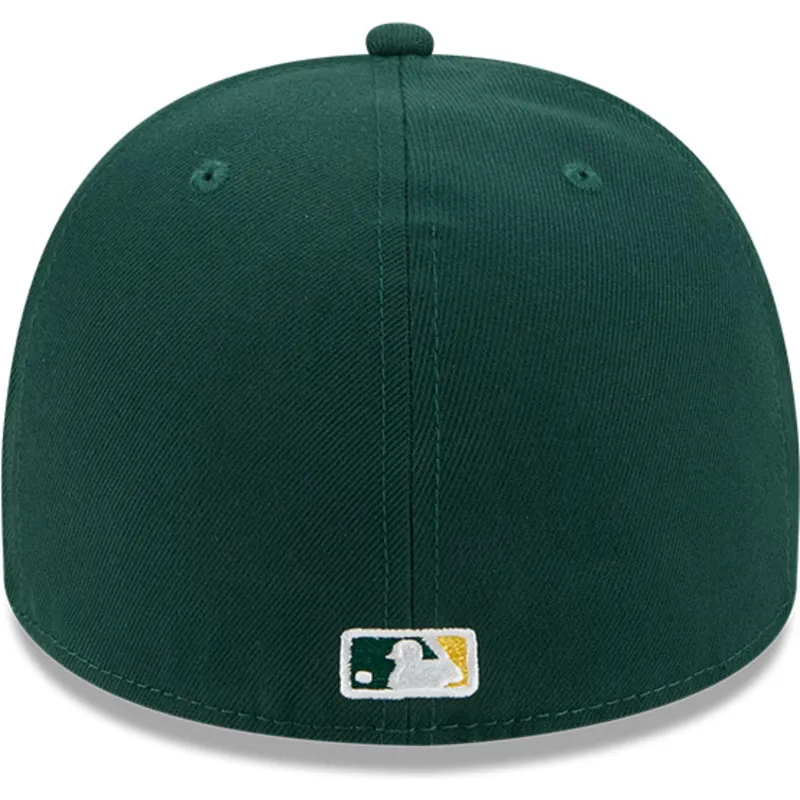 petten-gebogen-groen-fitted-59fifty-a-frame-wired-van-oakland-athletics-mlb-van-new-era