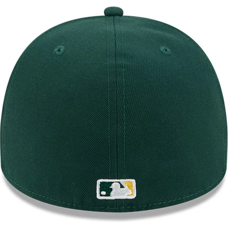 petten-gebogen-groen-fitted-59fifty-a-frame-wired-van-oakland-athletics-mlb-van-new-era