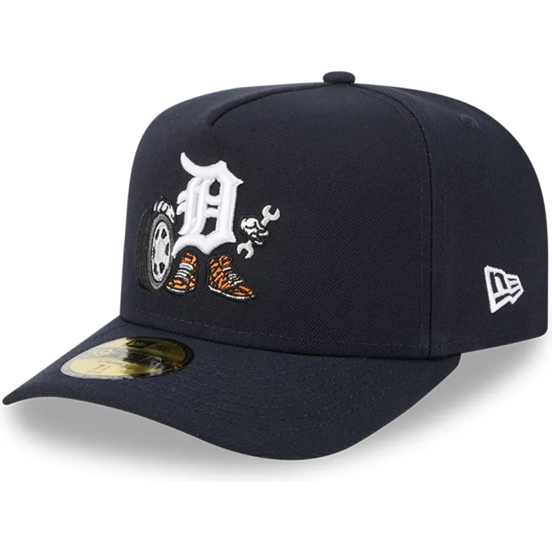 petten-gebogen-marineblauw-fitted-59fifty-a-frame-cartoon-van-detroit-tigers-mlb-van-new-era