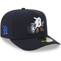 petten-gebogen-marineblauw-fitted-59fifty-a-frame-cartoon-van-detroit-tigers-mlb-van-new-era