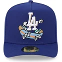 petten-gebogen-blauw-fitted-59fifty-a-frame-cartoon-van-los-angeles-dodgers-mlb-van-new-era
