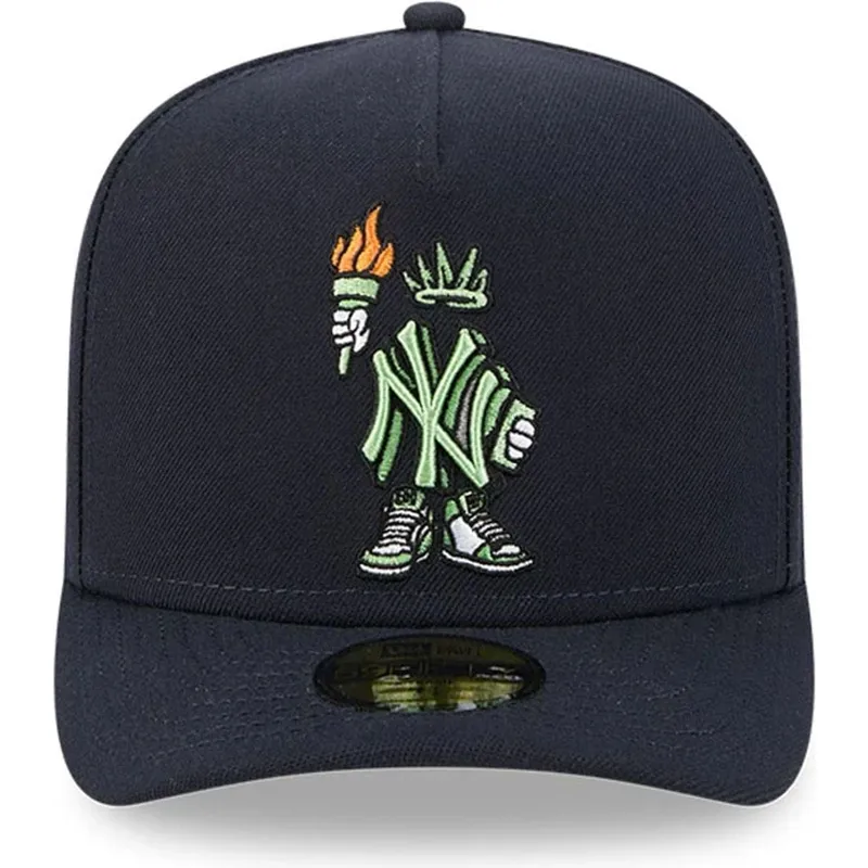 petten-gebogen-marineblauw-fitted-59fifty-a-frame-cartoon-van-new-york-yankees-mlb-van-new-era