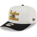 petten-gebogen-beige-snapback-9fifty-a-frame-chainstitch-van-boston-bruins-nhl-van-new-era