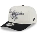 petten-gebogen-beige-snapback-9fifty-a-frame-chainstitch-van-los-angeles-kings-nhl-van-new-era