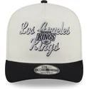petten-gebogen-beige-snapback-9fifty-a-frame-chainstitch-van-los-angeles-kings-nhl-van-new-era