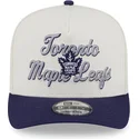 petten-gebogen-beige-snapback-9fifty-a-frame-chainstitch-van-toronto-maple-leafs-nhl-van-new-era
