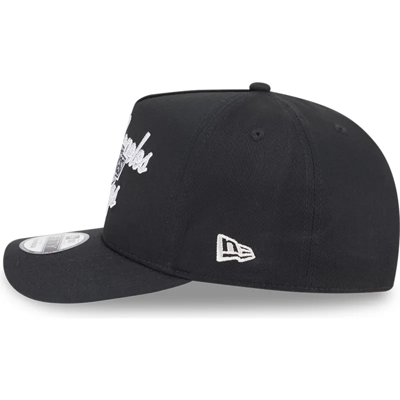 petten-gebogen-zwart-snapback-9fifty-a-frame-chainstitch-van-los-angeles-kings-nhl-van-new-era