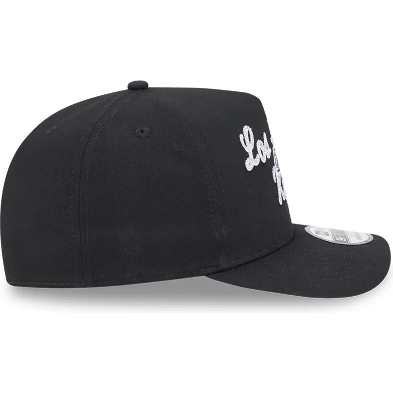 petten-gebogen-zwart-snapback-9fifty-a-frame-chainstitch-van-los-angeles-kings-nhl-van-new-era