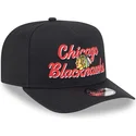 petten-gebogen-zwart-snapback-9fifty-a-frame-chainstitch-van-chicago-blackhawks-nhl-van-new-era