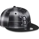petten-plat-zwart-snapback-9fifty-retro-crown-plaid-van-boston-red-sox-mlb-van-new-era