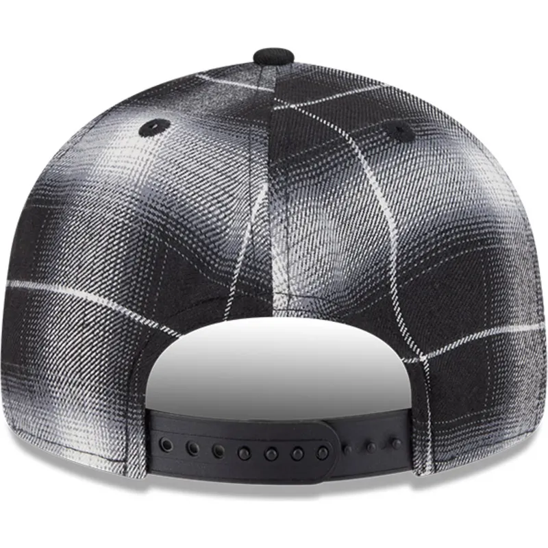 petten-plat-zwart-snapback-9fifty-retro-crown-plaid-van-chicago-white-sox-mlb-van-new-era