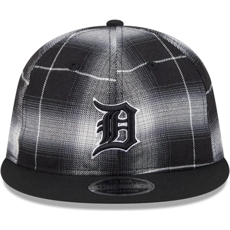 petten-plat-zwart-snapback-9fifty-retro-crown-plaid-van-detroit-tigers-mlb-van-new-era