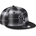 petten-plat-zwart-snapback-9fifty-retro-crown-plaid-van-new-york-yankees-mlb-van-new-era