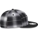 petten-plat-zwart-snapback-9fifty-retro-crown-plaid-van-oakland-athletics-mlb-van-new-era