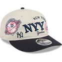 petten-gebogen-beige-snapback-9fifty-retro-crown-scatter-van-new-york-yankees-mlb-van-new-era