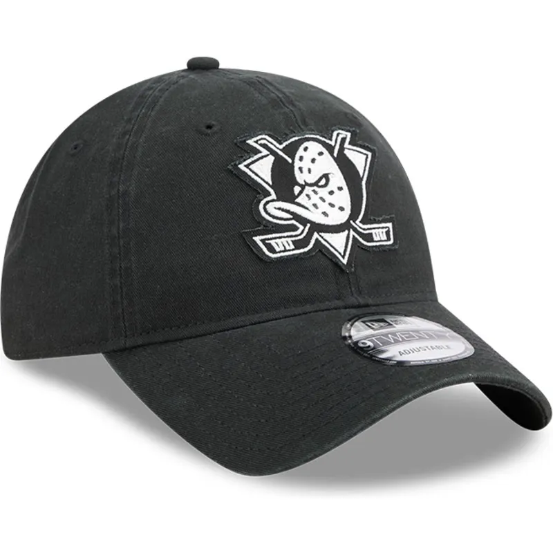 petten-gebogen-zwart-verstelbaar-9twenty-stamp-van-anaheim-ducks-nhl-van-new-era