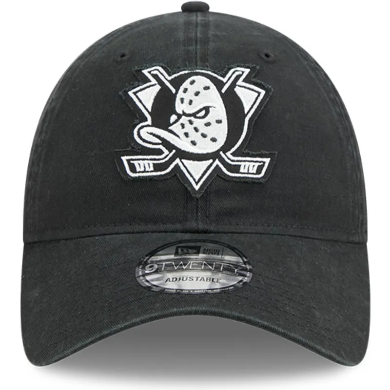 petten-gebogen-zwart-verstelbaar-9twenty-stamp-van-anaheim-ducks-nhl-van-new-era