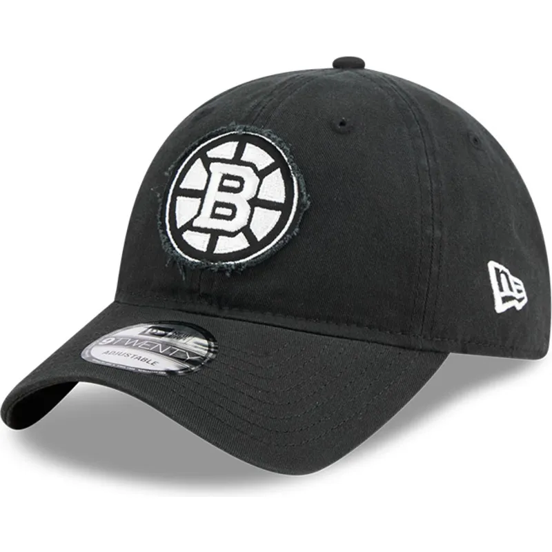 petten-gebogen-zwart-verstelbaar-9twenty-stamp-van-boston-bruins-nhl-van-new-era