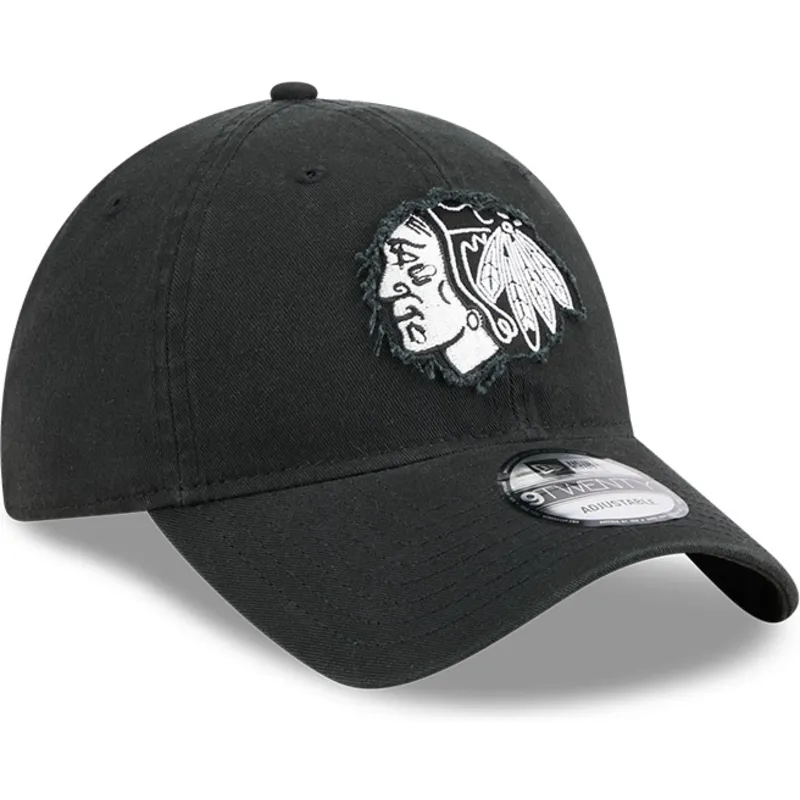 petten-gebogen-zwart-verstelbaar-9twenty-stamp-van-chicago-blackhawks-nhl-van-new-era petten-gebogen-zwart-verstelbaar-9twenty-stamp-van-chicago-blackhawks-nhl-van-new-era