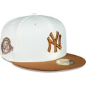 petten-plat-bruin-fitted-59fifty-chrome-toast-side-patch-van-new-york-yankees-mlb-van-new-era