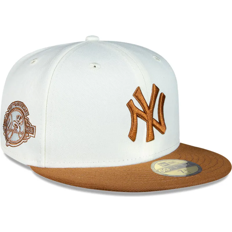 petten-plat-bruin-fitted-59fifty-chrome-toast-side-patch-van-new-york-yankees-mlb-van-new-era petten-plat-bruin-fitted-59fifty-chrome-toast-side-patch-van-new-york-yankees-mlb-van-new-era