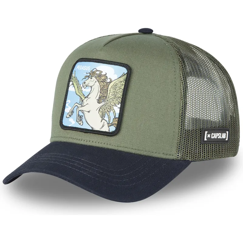 petten-gebogen-groen-snapback-cas2-pe2-pegasus-fabeldieren-van-capslab petten-gebogen-groen-snapback-cas2-pe2-pegasus-fabeldieren-van-capslab
