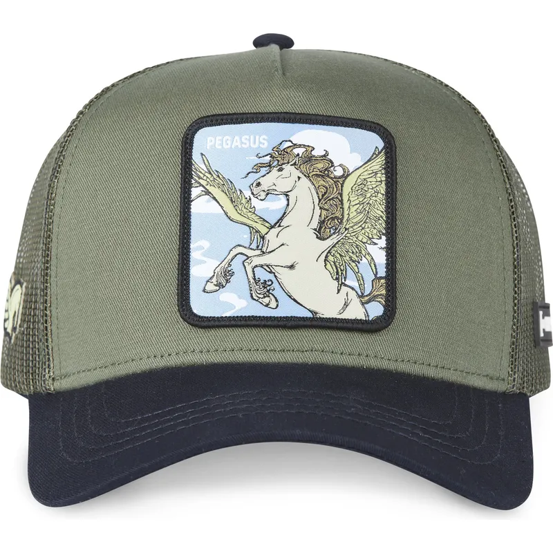 petten-gebogen-groen-snapback-cas2-pe2-pegasus-fabeldieren-van-capslab petten-gebogen-groen-snapback-cas2-pe2-pegasus-fabeldieren-van-capslab