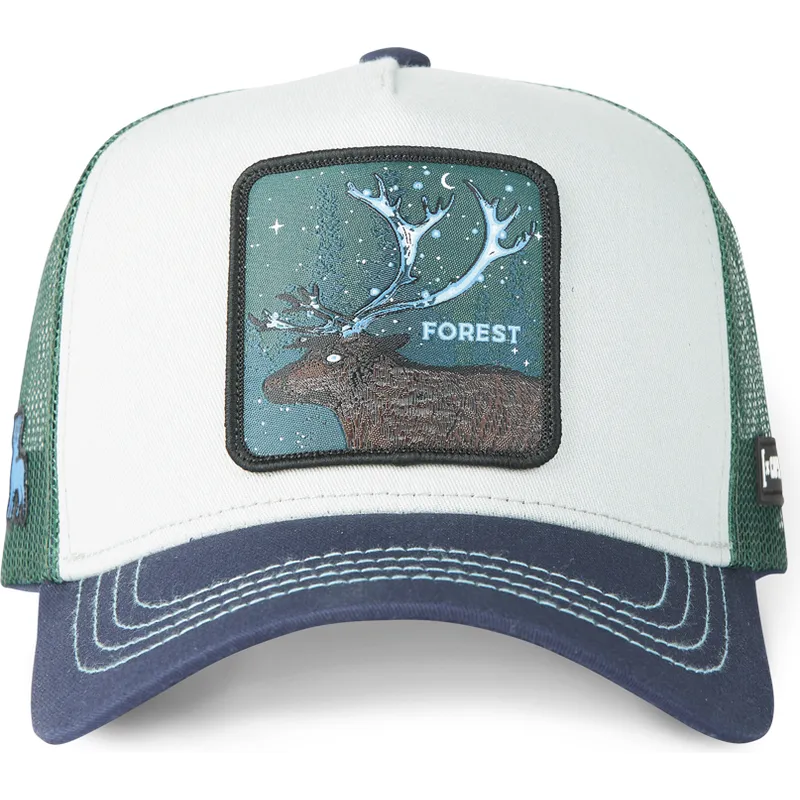 petten-gebogen-meerkleurig-snapback-forest-cas2-for3-hert-fabeldieren-van-capslab