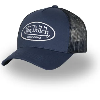 Petten gebogen marineblauw verstelbaar LOF B37 van Von Dutch