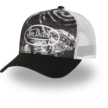 Petten gebogen zwart snapback SUBL06 van Von Dutch