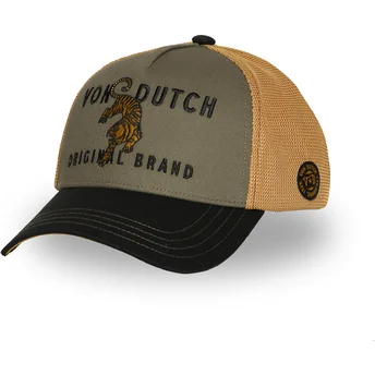 Petten gebogen meerkleurig snapback WILD09 van Von Dutch