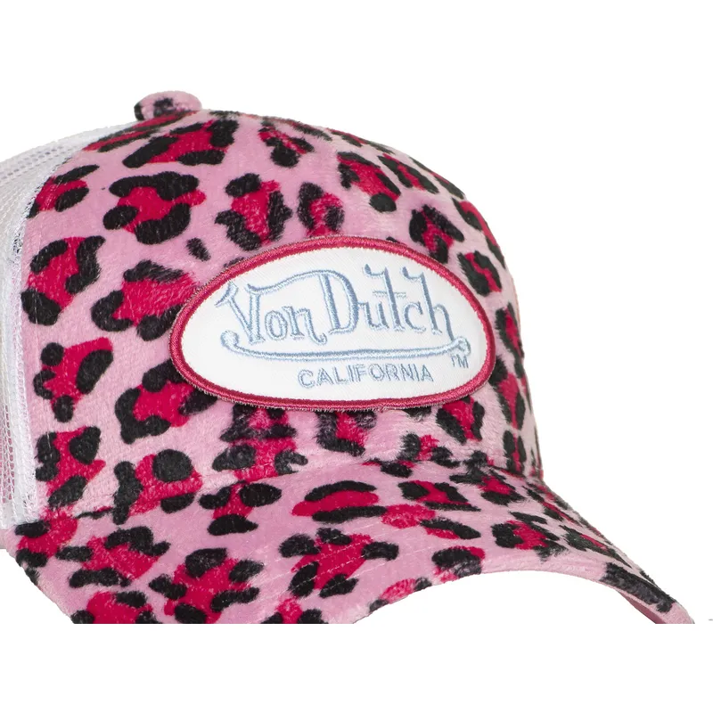 petten-gebogen-luipaard-snapback-rosa-psa-p-van-von-dutch